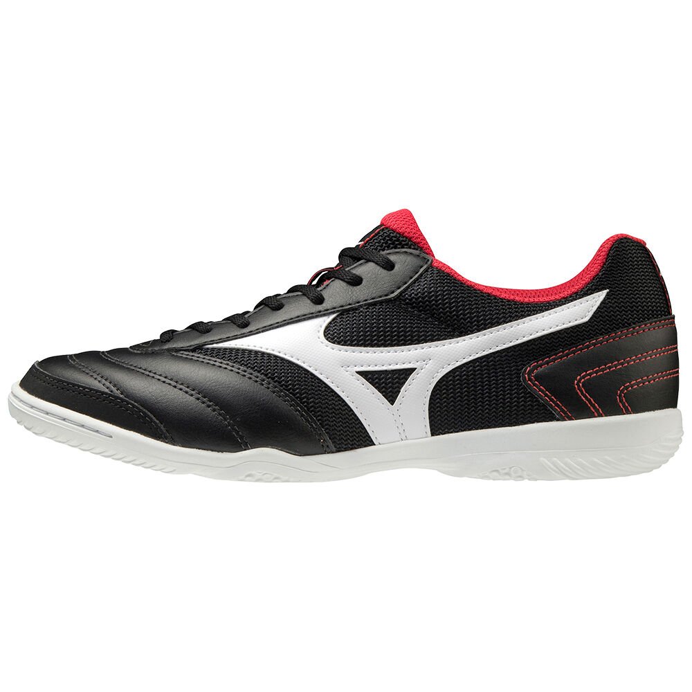 Mizuno Women's MRL Sala Club IN Soccer Shoes Black/Silver/Red (Q1GA200309-ROP)